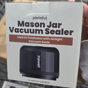 Mason Jar Vacuum Sealer - Black